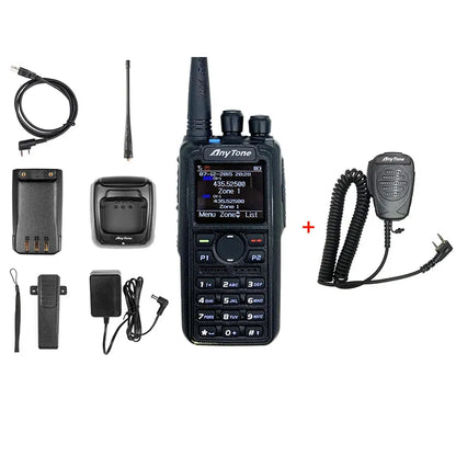 AnyTone Digital DMR Radio AT-D878S UHF 400-480MHz Analog Two Way RadioHappy RadiosAnyTone Digital DMR Radio