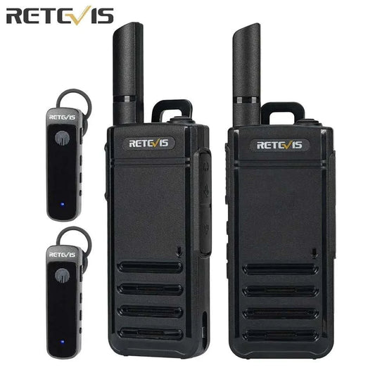 2Pcs Bluetooth Walkie Talkie Retevis RB639P Mini Potable Walkie-TalkieHam Radios