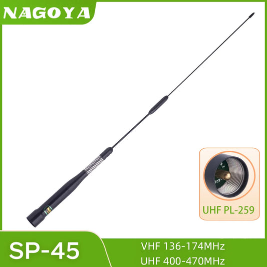 Nagoya Mobile Radio Antenna SP-45 Dual Band 2.15/3.5dBi High Gain AeriHappy RadiosNagoya Mobile Radio Antenna SP-45 Dual Band 2