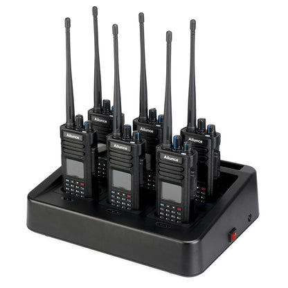 Ailunce HT: 6Pack professional radio set Ailunce HD1 with rapid chargeHam Radios