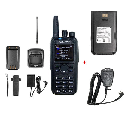 AnyTone Digital DMR Radio AT-D878S UHF 400-480MHz Analog Two Way RadioHappy RadiosAnyTone Digital DMR Radio