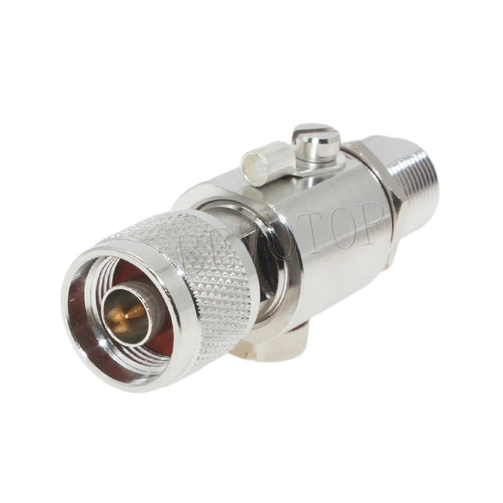 DC-6GHz N Male to Female N-JK-KK Coaxial Lightning Arrestor Surge ProtHappy RadiosDC-6GHz