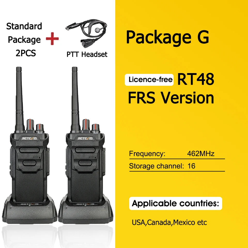 RETEVIS RT648 IP67 Waterproof Walkie Talkie 1 or 2 pcs Floating PortabHappy RadiosRETEVIS RT648 IP67 Waterproof Walkie Talkie 1