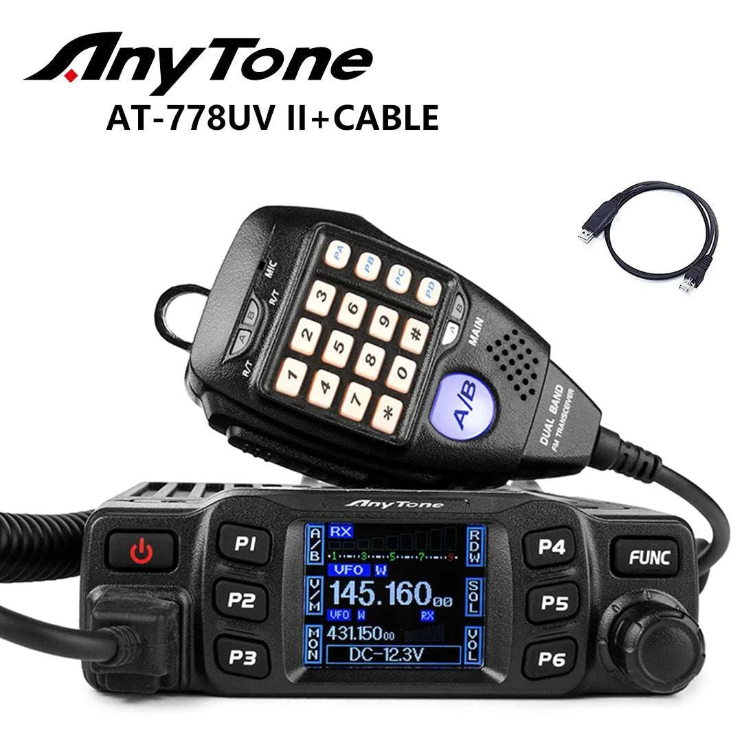 Anytone AT-778UV II "VOX" (Second Generation) Dual Band 136-174MHz 400Ham Radios