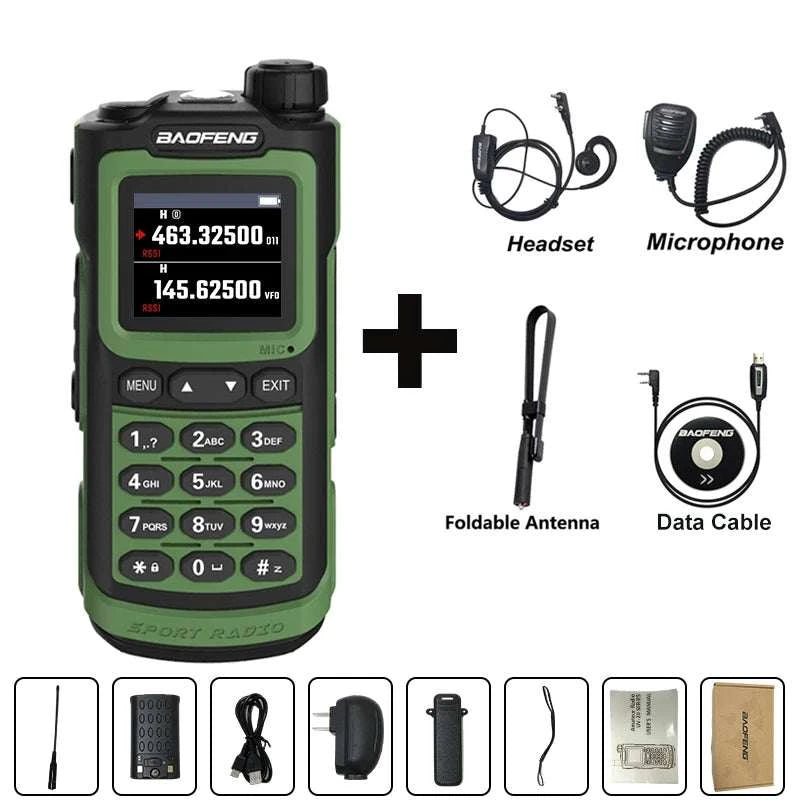 2023 Baofeng UV-20 Walkie Talkie Waterproof Dual Band High Power CB HaHam Radios