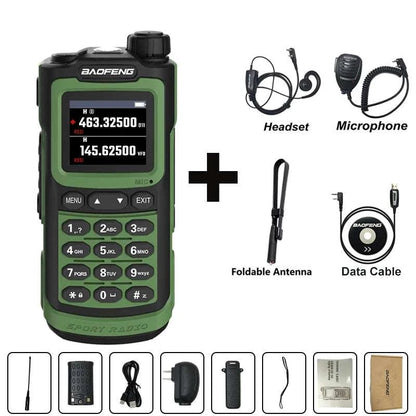 2023 Baofeng UV-20 Walkie Talkie Waterproof Dual Band High Power CB HaHam Radios