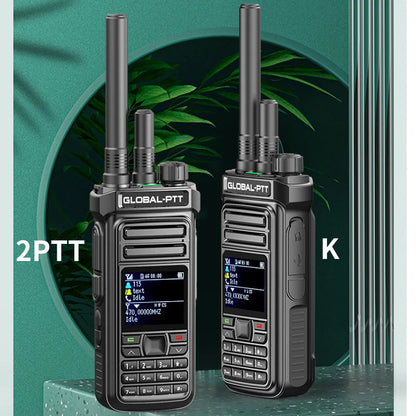 Wurui G2  global-ptt POC+UHF walkie talkie radio 500km long range professional Portable Car Two-way radio phone