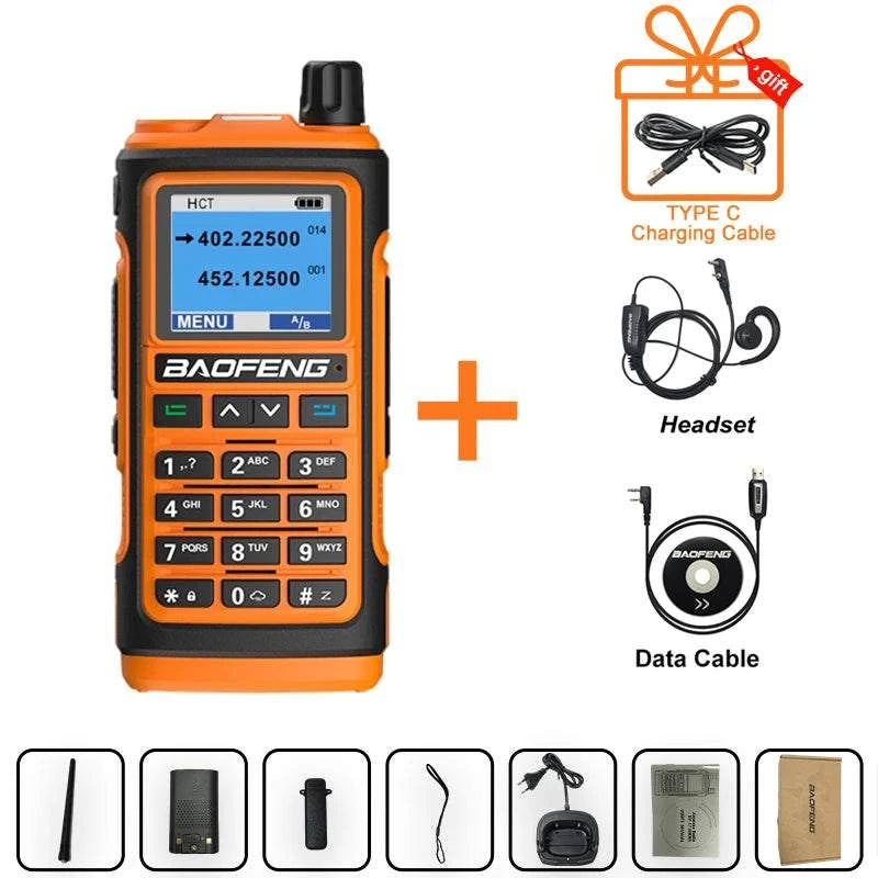 2023 Baofeng UV-17 Walkie Talkie Profesional Dual Band Powerful UHF VHHam Radios