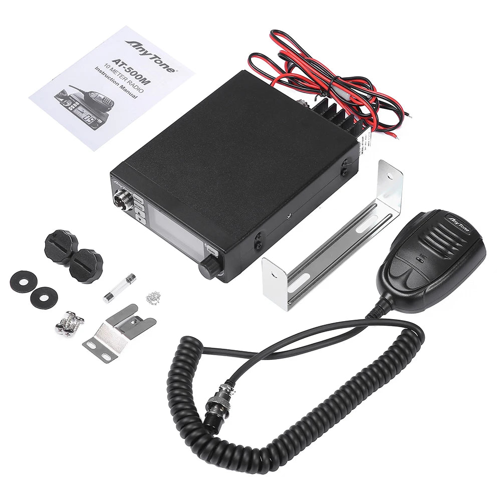 CB Mobile: Anytone AT-500M VOX CB Radio AM/FM 27Mhz Truck Radio AM/FM Ham Radios