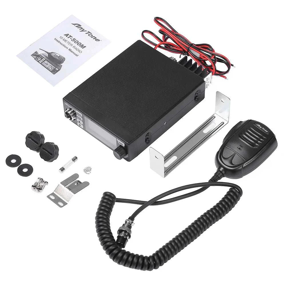 Anytone AT-500M VOX CB Radio AM/FM 27Mhz Truck Radio AM/FM ProgrammablHam Radios