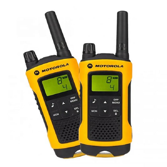 Motorola T80EX Rechargeable Two Way Radios Dual Pack With Accessories Ham Radios