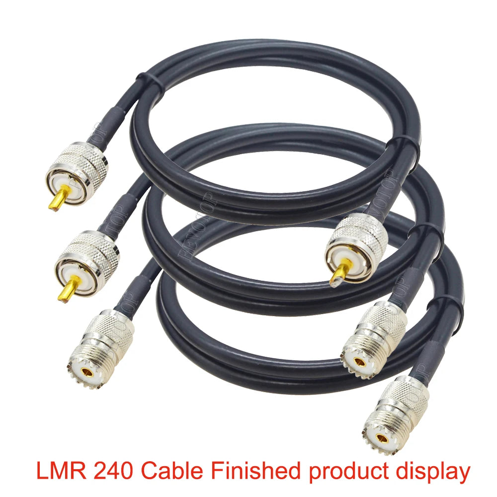 LMR240 RF Coaxial Cable 50ohm 50-4 LMR-240 Coax Pigtail Wire Antenna PHam Radios