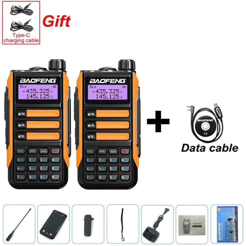 2PCS BAOFENG UV-16 PLUS Walkie Talkie Long Range High Power ProfesionaHappy Radios2PCS BAOFENG UV-16