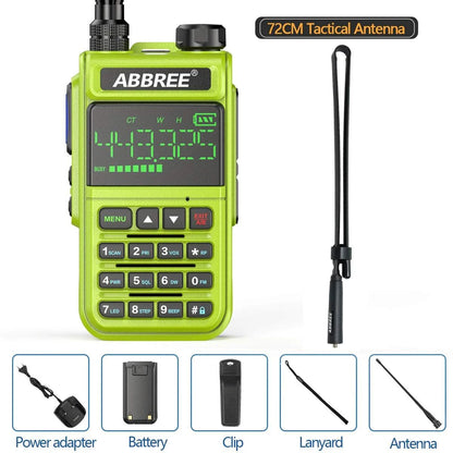 ABBREE AR-518 6 Bands Amateur Air Band Ham Two Way Radio VOX DTMF SOS Happy RadiosABBREE AR-518 6 Bands Amateur Air Band Ham