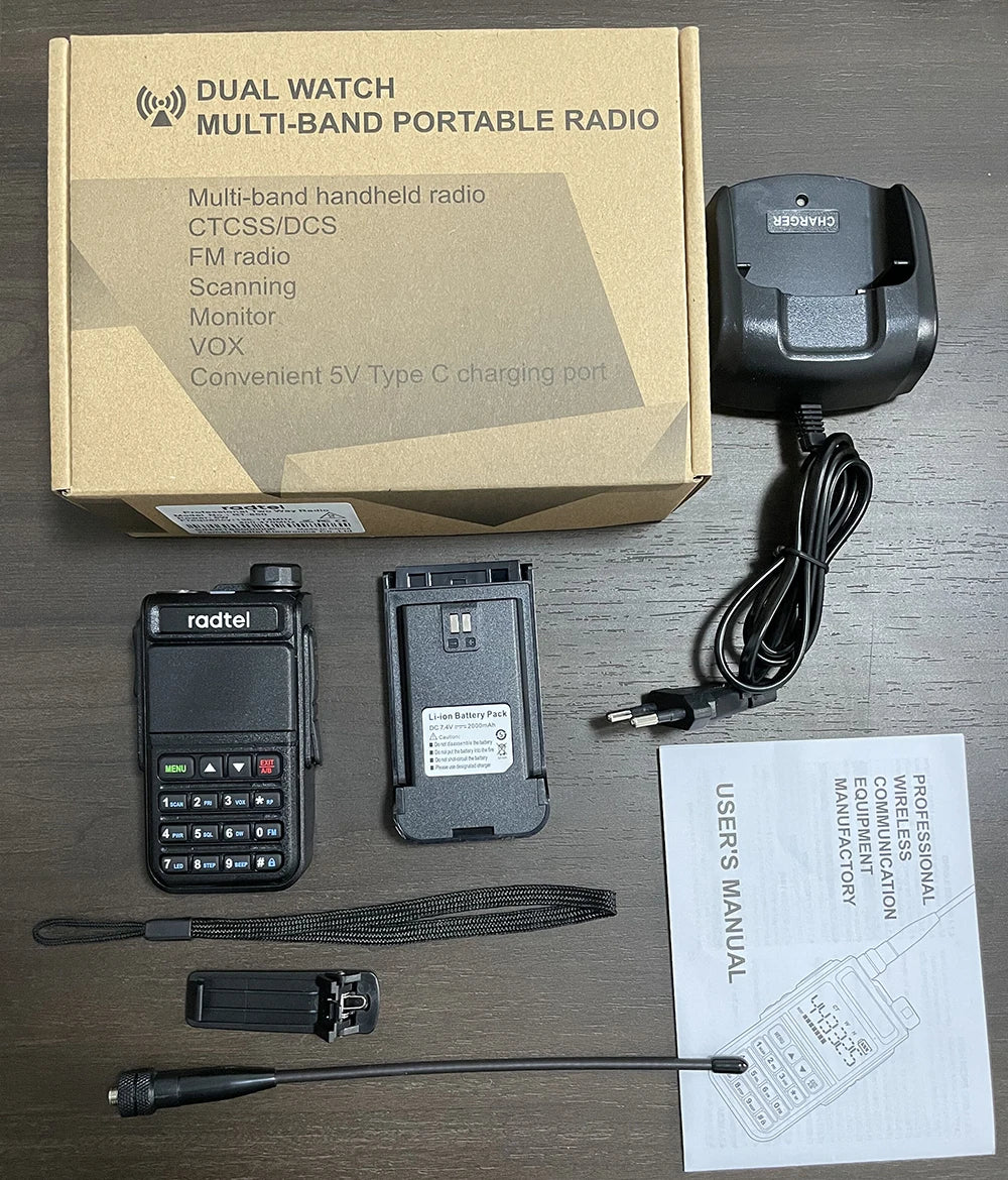 Radtel RT-850 6 Band Amateur Ham Two Way Radio 128CH Walkie Talkie AirHappy RadiosRadtel RT-850 6 Band Amateur Ham