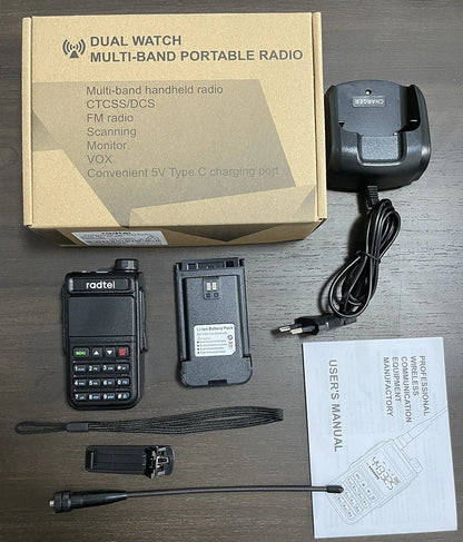 Radtel RT-850 6 Band Amateur Ham Two Way Radio 128CH Walkie Talkie AirHappy RadiosRadtel RT-850 6 Band Amateur Ham