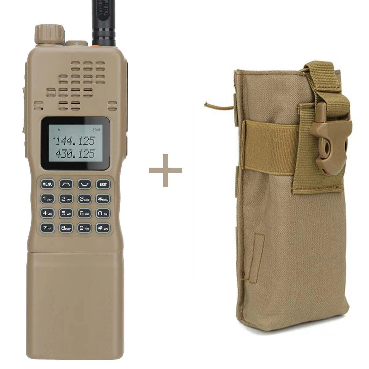 ABBREE 15W Powerful AR-152 Military Two Way Radio 12000mAh Battery TacHappy RadiosABBREE 15W Powerful AR-152 Military