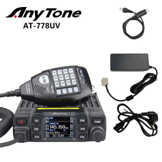 AT-778UV II AnyTone VOX 25W Mobile Amateur Transceiver Dual Band UHF VHam Radios