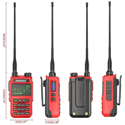 ABBREE AR-518 Air Band 108-660MHz  Walkie Talkie Wireless Copy FrequenHam Radios