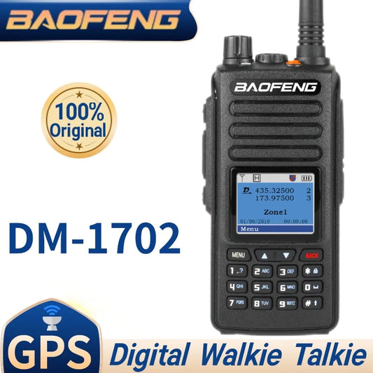 Baofeng DM-1702 Digital Mobile Radio Handheld Terminal VHF&UHF 1024 ChHam Radios