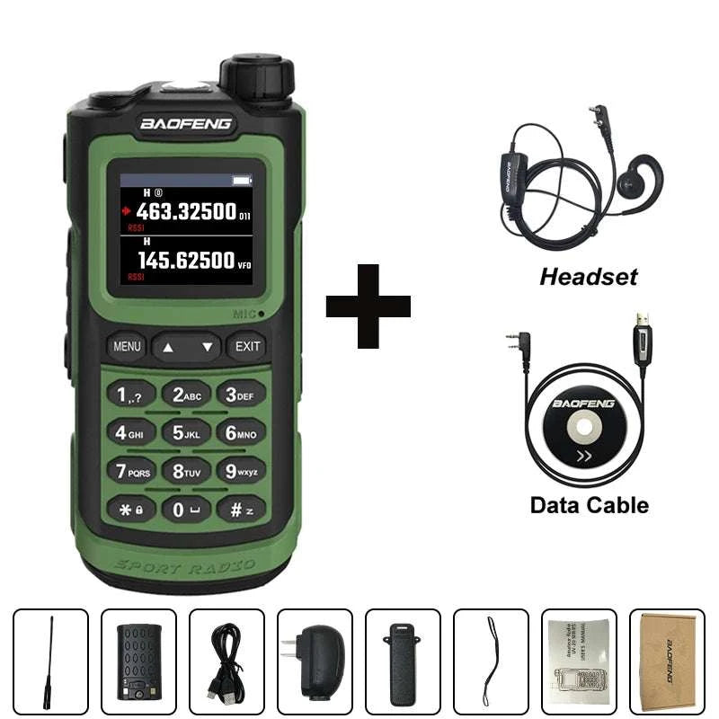 2023 Baofeng UV-20 Walkie Talkie Waterproof Dual Band High Power CB HaHam Radios