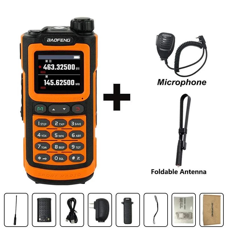 2023 Baofeng UV-20 Walkie Talkie Waterproof Dual Band High Power CB HaHam Radios