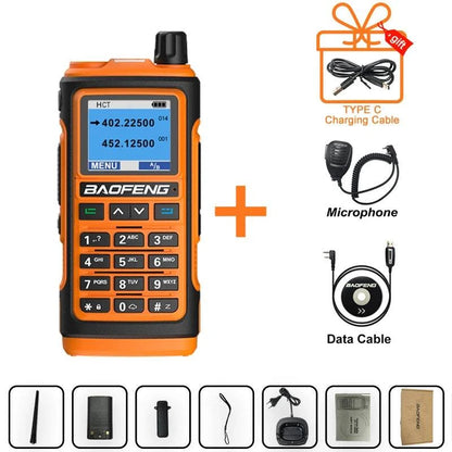 2023 Baofeng UV-17 Walkie Talkie Profesional Dual Band Powerful UHF VHHam Radios