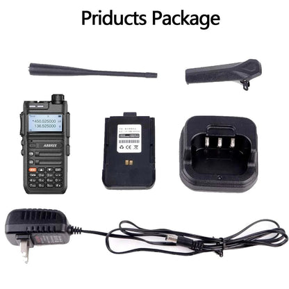 2PCS ABBREE AR-F5 wireless copy frequency Walkie Talkie 136-520MHZ LonHam Radios