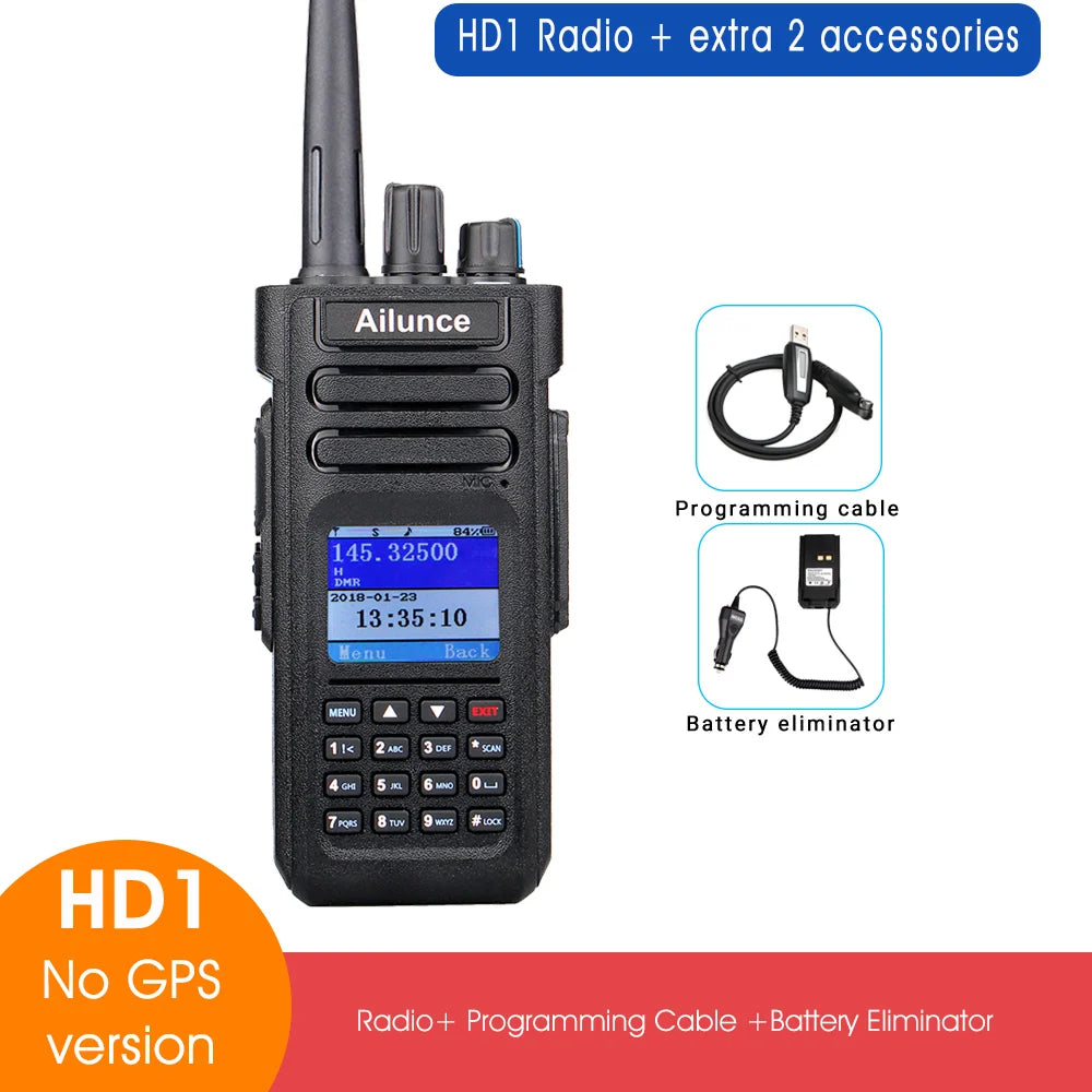 Ailunce HD1 DMR Digital Walkie Talkie Ham Radio Long Range AmateurAilu ...