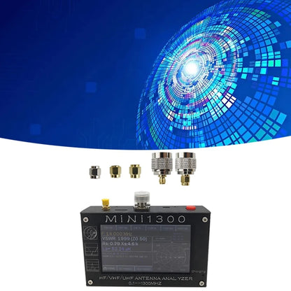 Mini 1300 Vector Network Analyzer Portable Standing Wave RF Multimeter 1.3G Multifunction Vector Antenna Analyzer Durable