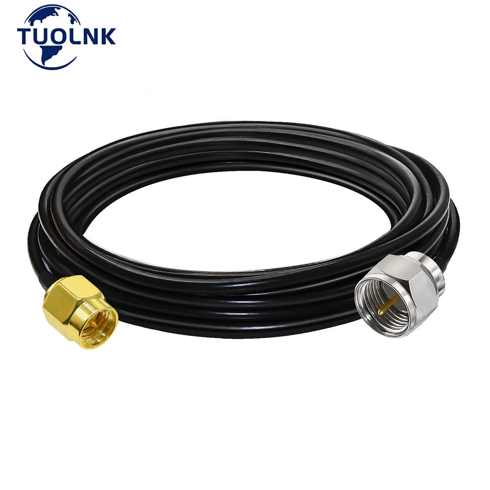 F Male to SMA Male RG58 Coxial Cable 50Ohm SMA  to F Plug RG58 TV AnteHam Radios