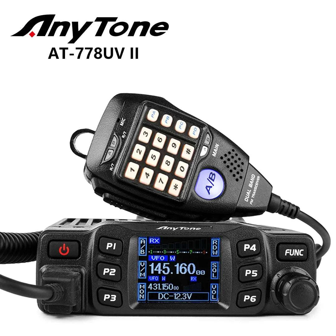 Anytone AT-778UV II "VOX" (Second Generation) Dual Band 136-174MHz 400Ham Radios