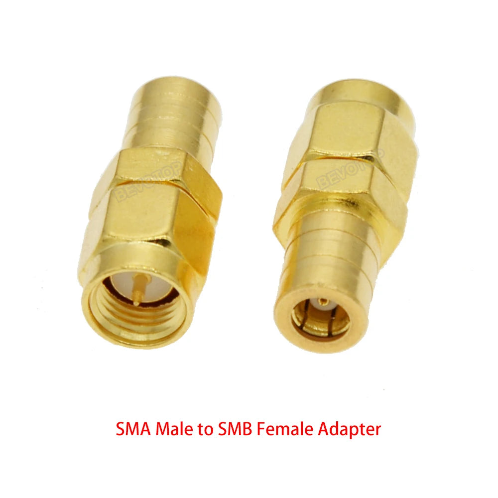 BEVOTOP SMA to SMB DAB Car Aerial Adapter Antenna RF Connector for DABHam Radios