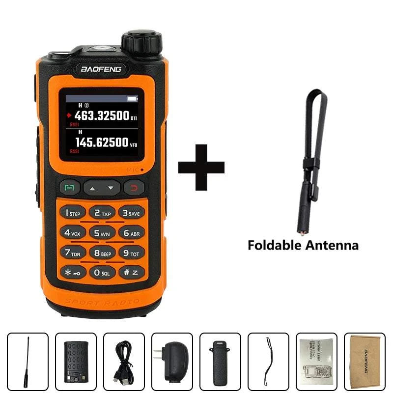 2023 Baofeng UV-20 Walkie Talkie Waterproof Dual Band High Power CB HaHam Radios