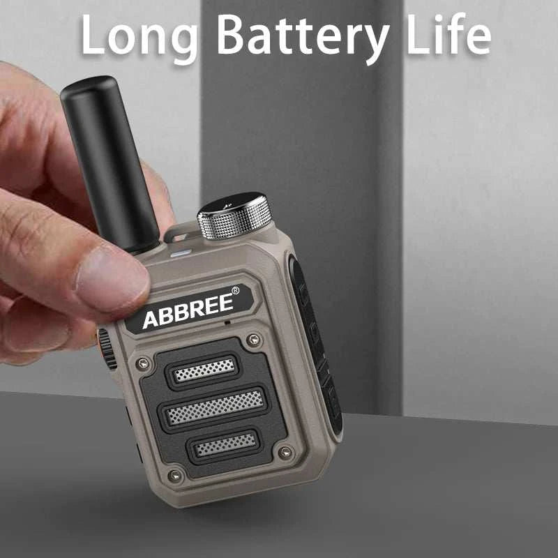 ABBREE AR-63 Mini Walkie Talkie Wireless Copy Frequency VOX SOS Multi-Ham Radios