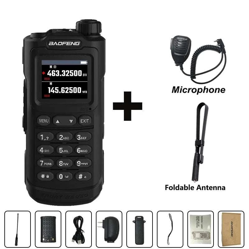 2023 Baofeng UV-20 Walkie Talkie Waterproof Dual Band High Power CB HaHam Radios