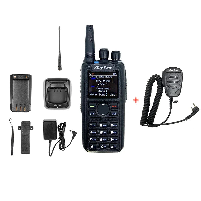 AnyTone Digital DMR Radio AT-D878S UHF 400-480MHz Analog Two Way RadioHappy RadiosAnyTone Digital DMR Radio