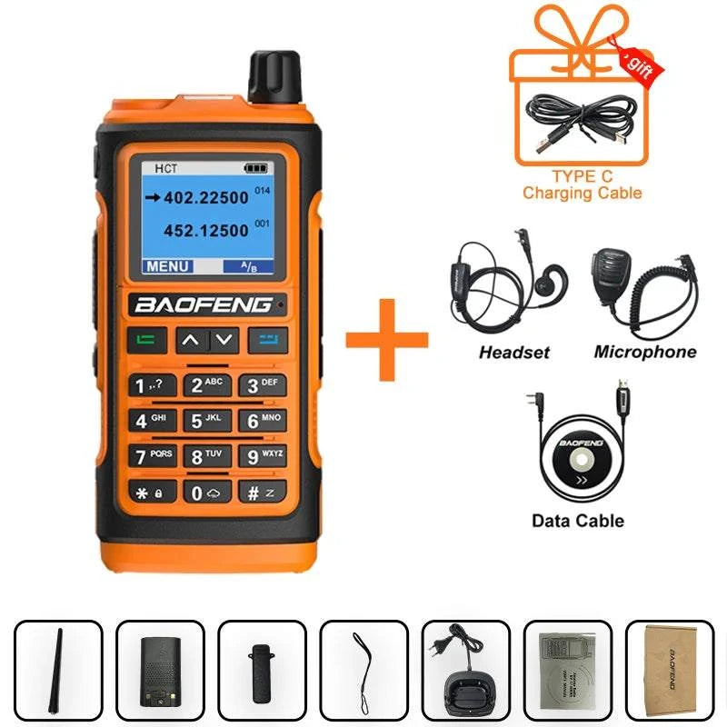 2023 Baofeng UV-17 Walkie Talkie Profesional Dual Band Powerful UHF VHHam Radios