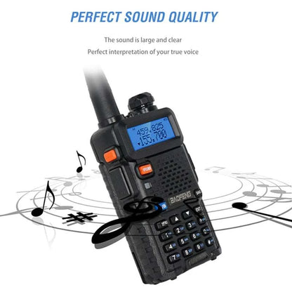 2pcs Real 8W Baofeng uv-5r Walkie Talkie High Power Portable Ham CB RaHam Radios