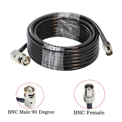 New BNC Male Plug to BNC Male Plug Connector 50 Ohm Low-Loss RG58 RF CHappy RadiosBNC Male Plug