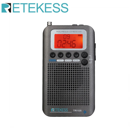 Retekess TR105 Radio FM Portable Radios AM FM SW Cb Air Vhf RechargeabHam Radios