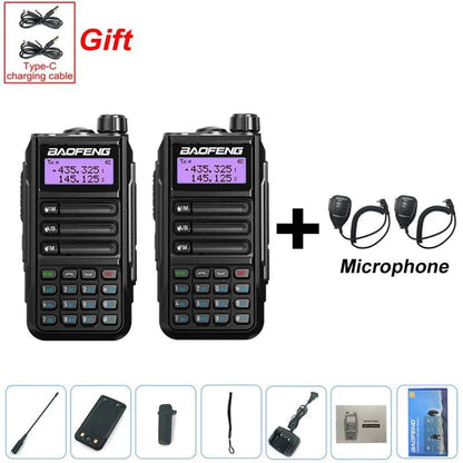 2PCS BAOFENG UV-16 PLUS Walkie Talkie Long Range High Power ProfesionaHappy Radios2PCS BAOFENG UV-16