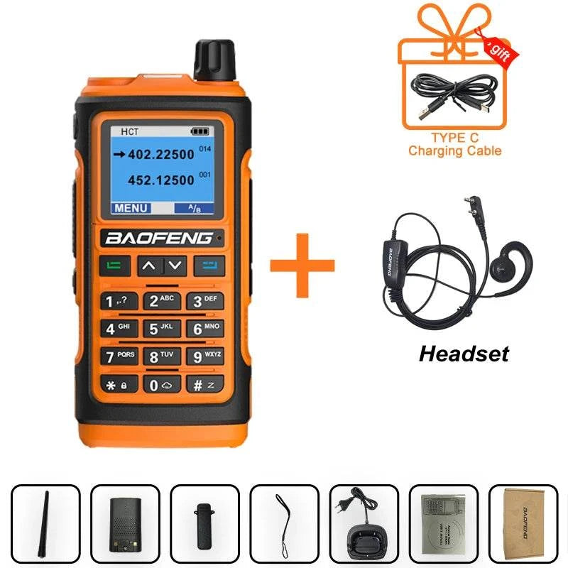 2023 Baofeng UV-17 Walkie Talkie Profesional Dual Band Powerful UHF VHHam Radios