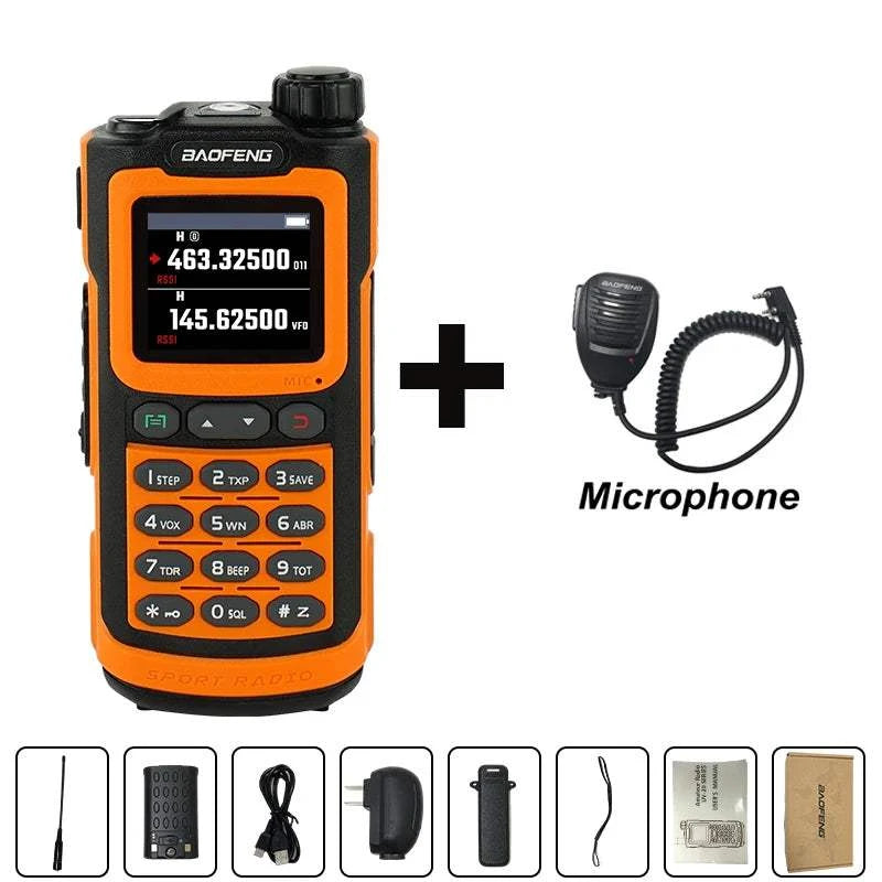 2023 Baofeng UV-20 Walkie Talkie Waterproof Dual Band High Power CB HaHam Radios