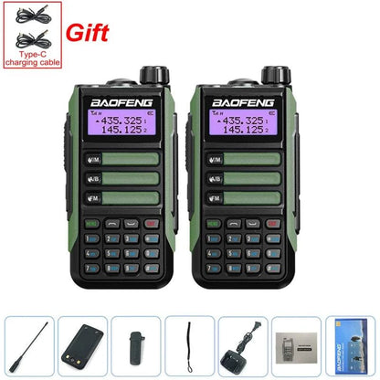 2PCS BAOFENG UV-16 PLUS Walkie Talkie Long Range High Power ProfesionaHappy Radios2PCS BAOFENG UV-16