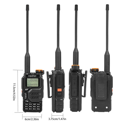 Radtel RT 590 Walkie Talkie Portable Radio Am Fm Two Way Radio CommutaHam Radios