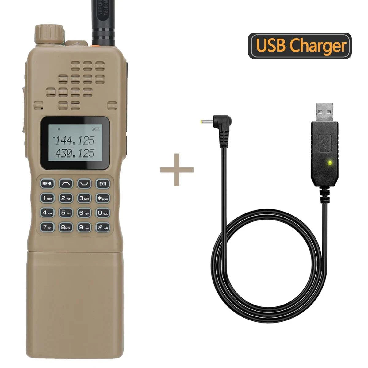 ABBREE 15W Powerful AR-152 Military Two Way Radio 12000mAh Battery TacHappy RadiosABBREE 15W Powerful AR-152 Military