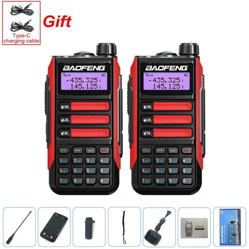 2PCS BAOFENG UV-16 PLUS Walkie Talkie Long Range High Power ProfesionaHappy Radios2PCS BAOFENG UV-16