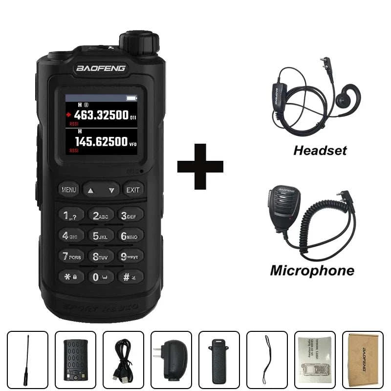 2023 Baofeng UV-20 Walkie Talkie Waterproof Dual Band High Power CB HaHam Radios