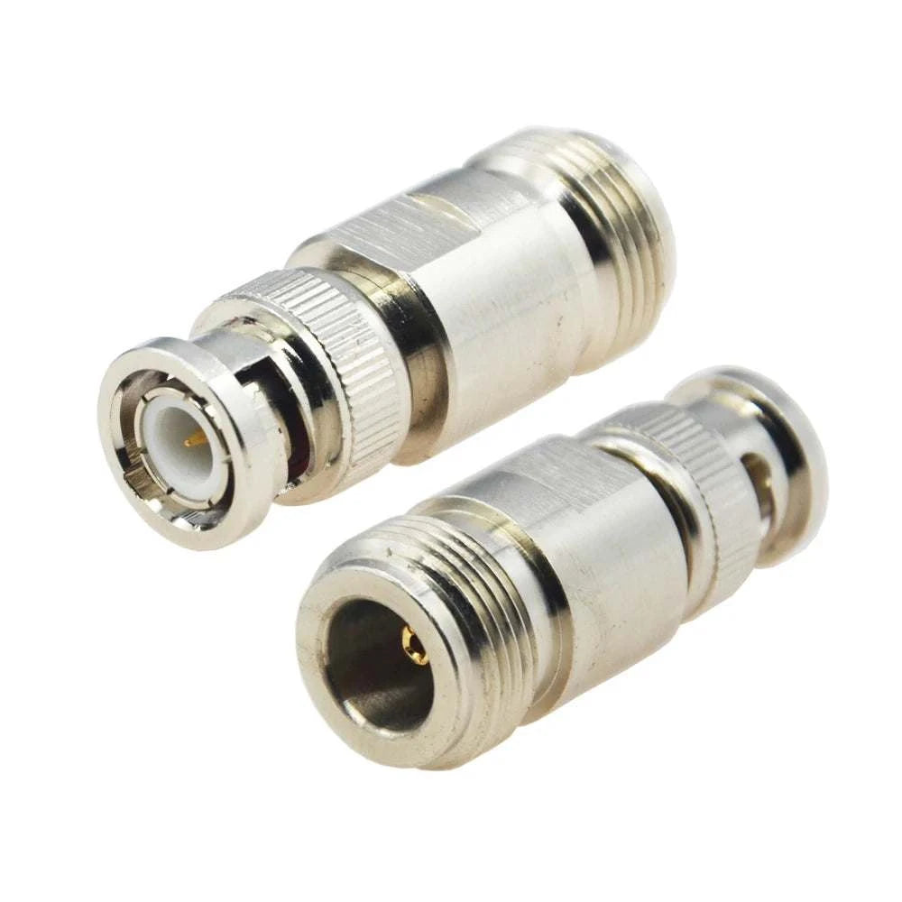 1Pcs BNC Male Plug to N Female Jack RF Coaxial Adapter Connector Test Ham Radios